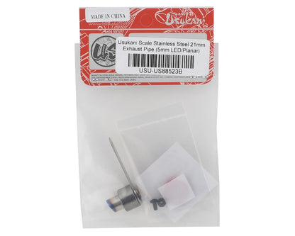 Usukani 21mm Stainless Steel Scale Exhaust Pipe (5mm LED/Planar)