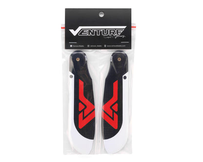 Venture Blades 114mm Premium Carbon Fiber Tail Blades (Red) (2)