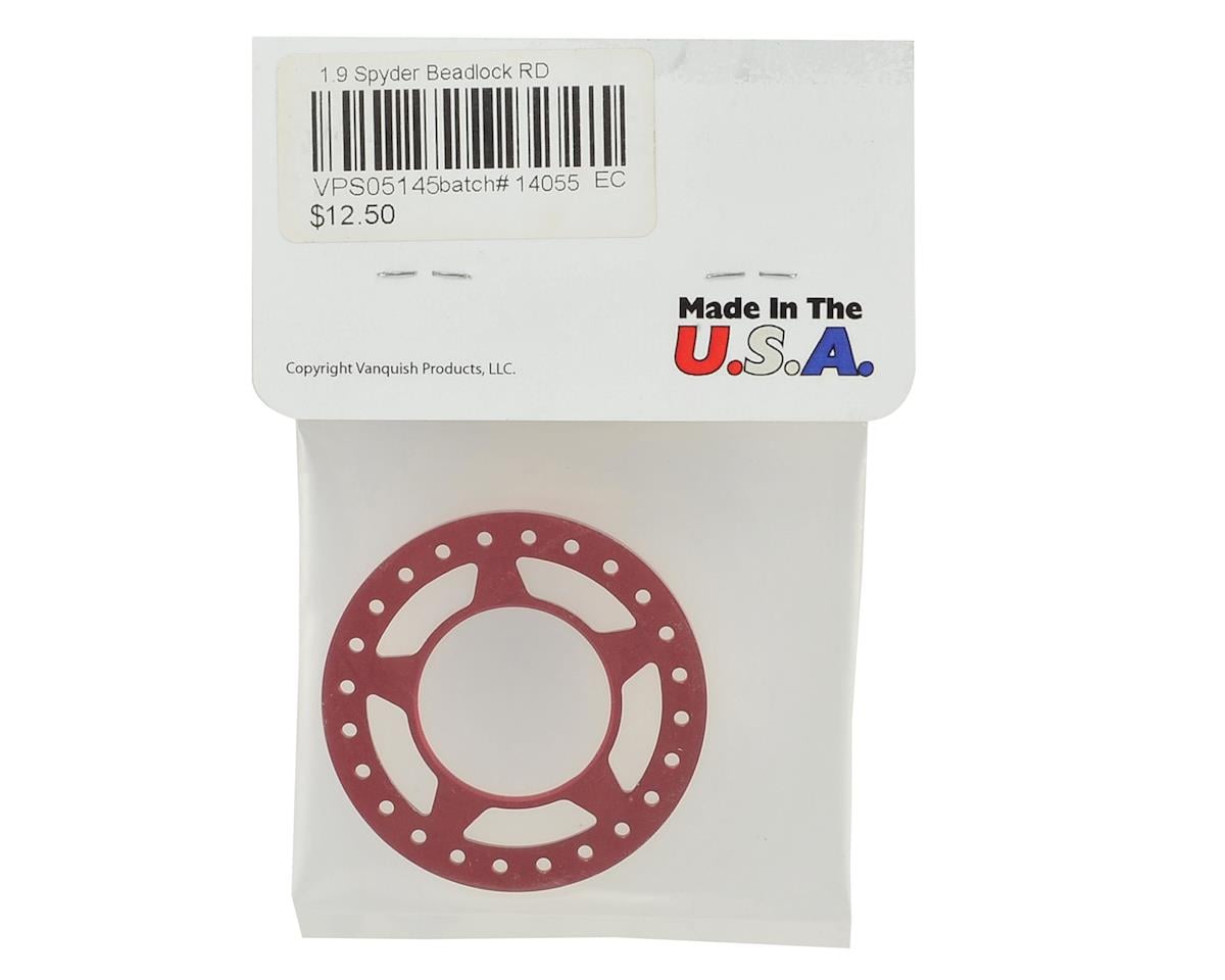 Vanquish Products Spyder 1.9"  Beadlock Ring (Red)
