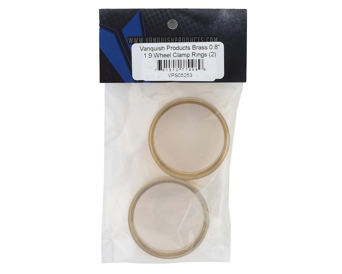 Vanquish Products Brass 0.8" 1.9" Wheel Clamp Rings (2)