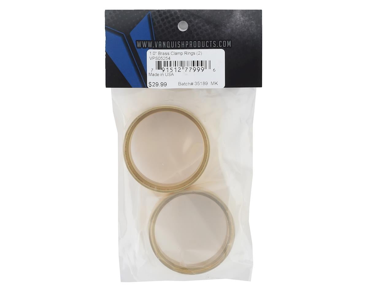 Vanquish Products Brass 1.0" 1.9" Wheel Clamp Rings (2)