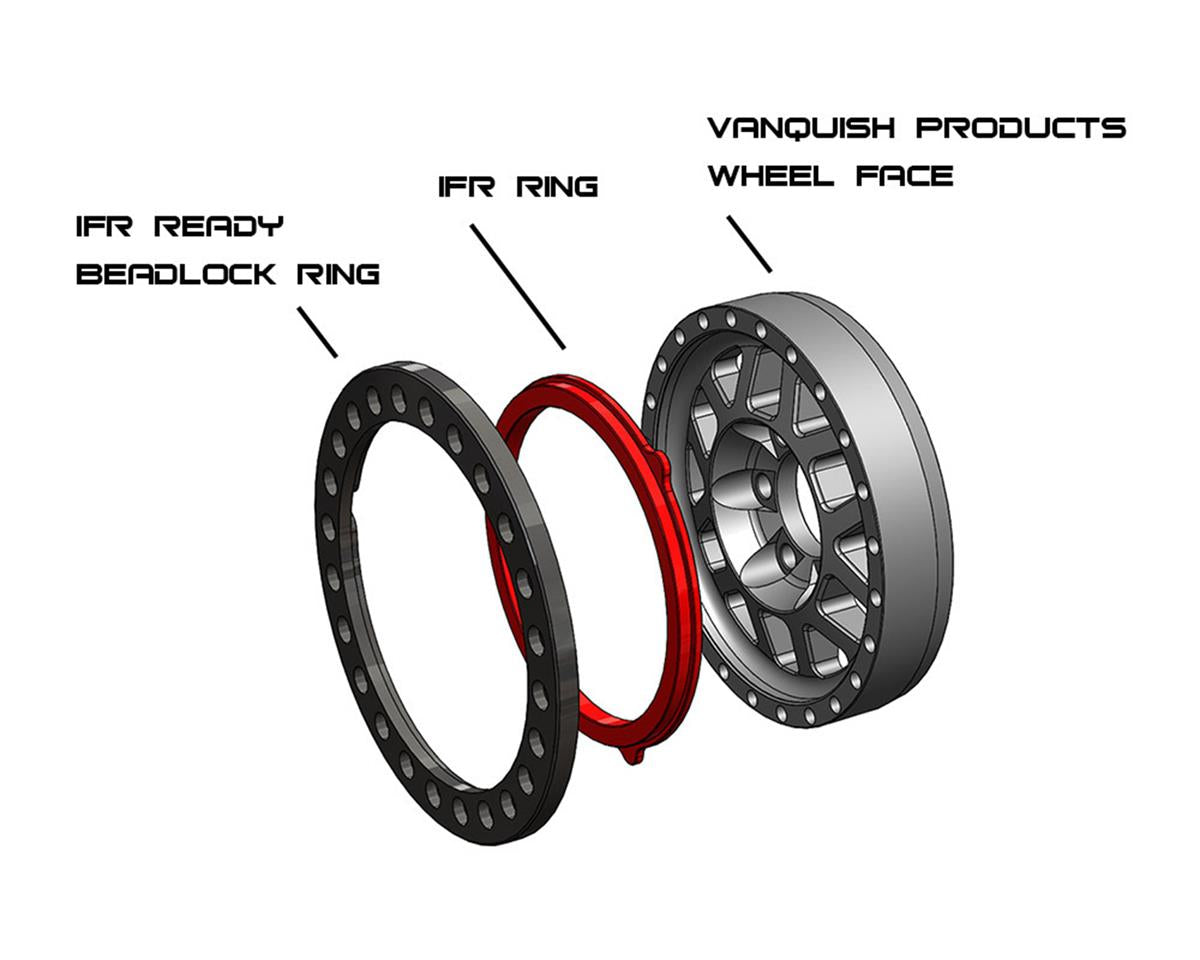 Vanquish Products 1.9" Delta IFR Inner Ring (Silver)