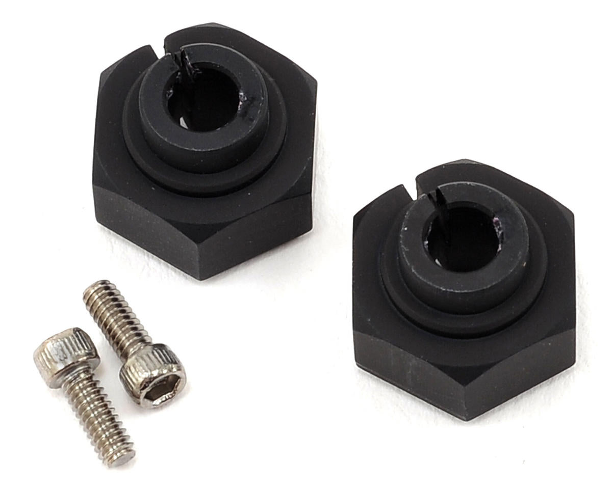 Vanquish Products Aluminum 12mm Clamping Wheel Hex (2) (Black)