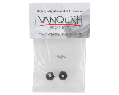 Vanquish Products Aluminum 12mm Clamping Wheel Hex (2) (Black)