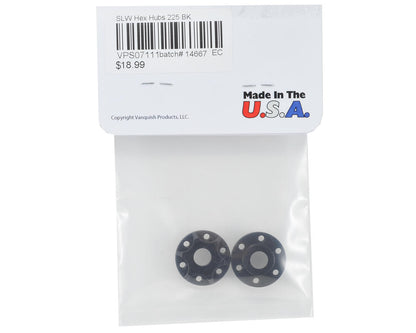 Vanquish Products SLW 225 Hex Hub Set (Black) (2) (0.225" Width)