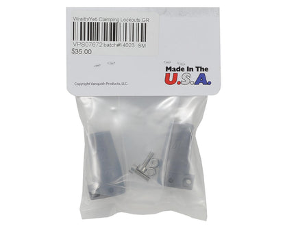 Vanquish Products Axial Wraith/Yeti Clamping Lockouts (2) (Grey)