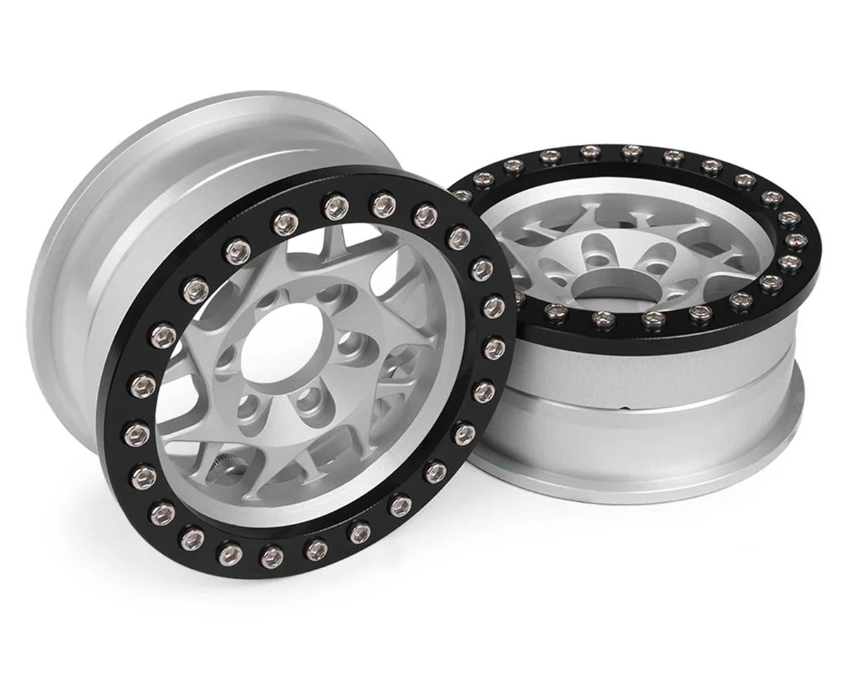 Vanquish Products 1.9" KMC XD127 Bully CNC Aluminum Crawler Beadlock Wheels