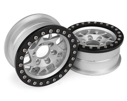 Vanquish Products 1.9" KMC XD127 Bully CNC Aluminum Crawler Beadlock Wheels