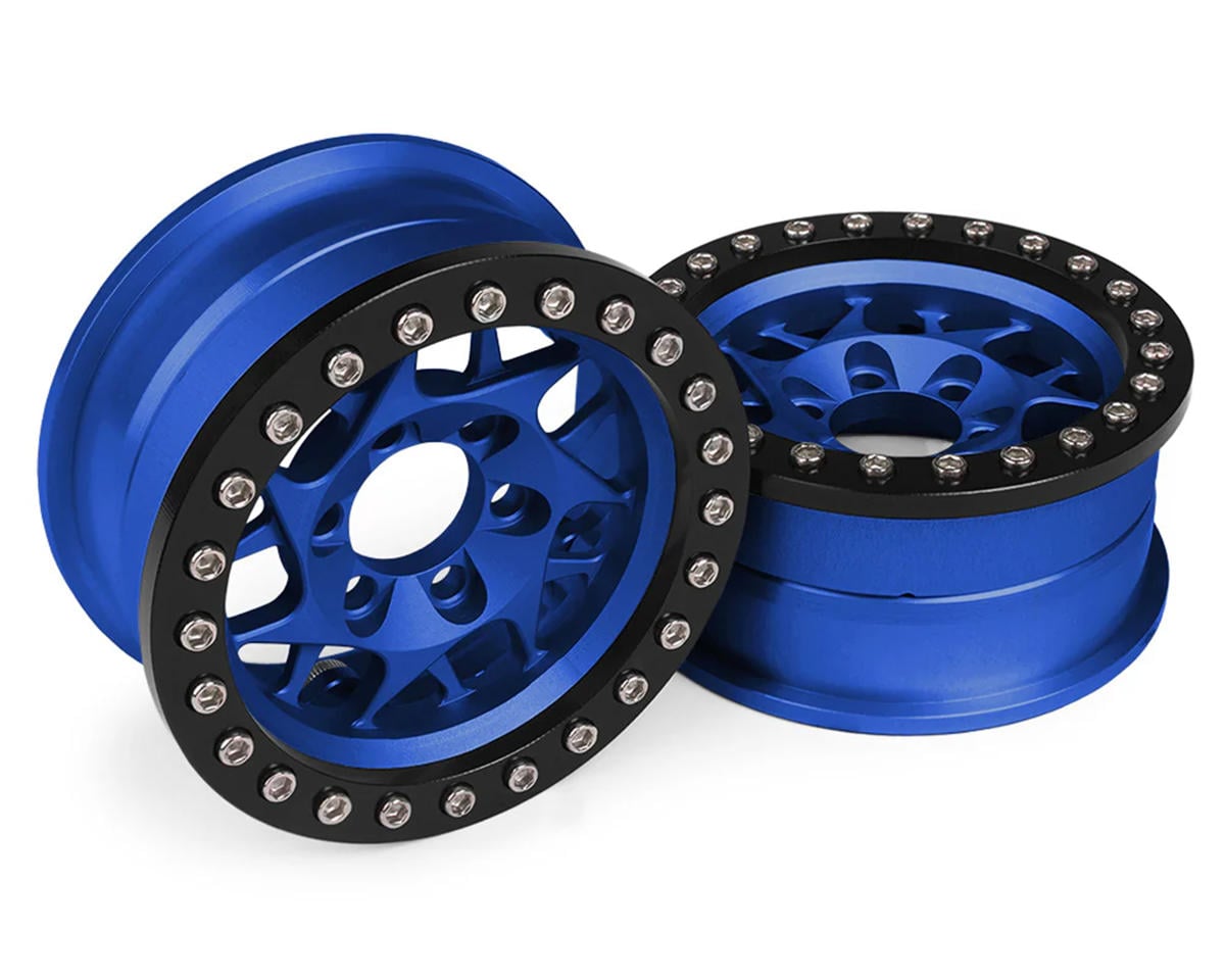 Vanquish Products 1.9" KMC XD127 Bully CNC Aluminum Crawler Beadlock Wheels