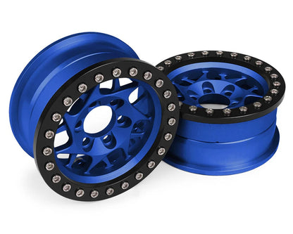 Vanquish Products 1.9" KMC XD127 Bully CNC Aluminum Crawler Beadlock Wheels