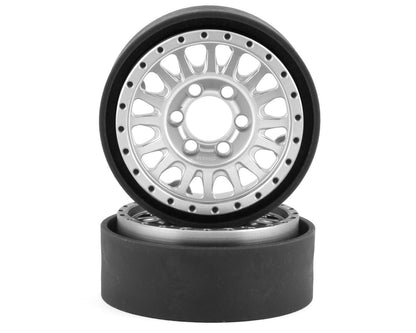 Vanquish Products 1.9" KMC KM445 Impact CNC Aluminum Crawler Beadlock Wheels