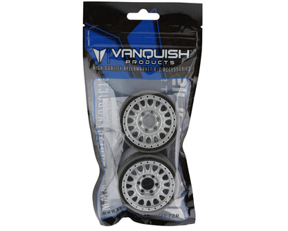 Vanquish Products 1.9" KMC KM445 Impact CNC Aluminum Crawler Beadlock Wheels