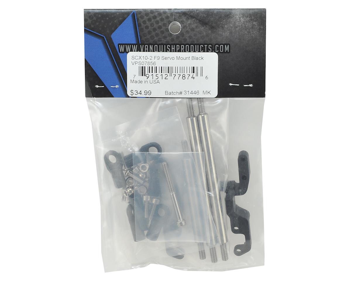 Vanquish Products Currie F9 SCX10 II Servo Mount (Black)
