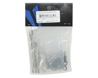 Vanquish Products Currie F9 SCX10 II Servo Mount (Silver)