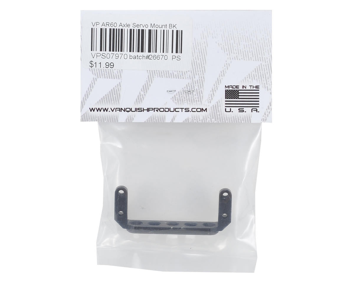 Vanquish Products AR60 Axle Servo Mount (Black)