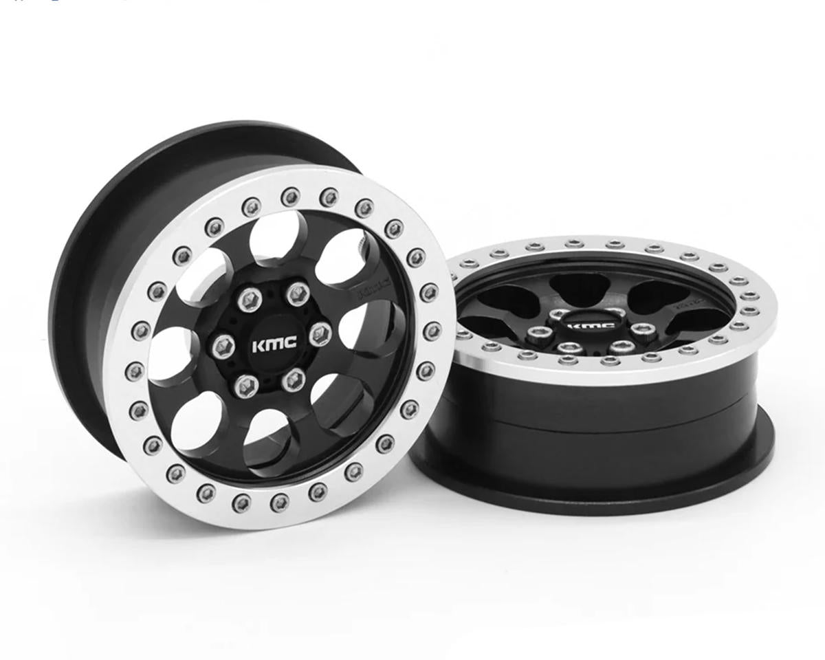 Vanquish Products 2.2" KMC KM237 Riot CNC Aluminum Crawler Beadlock Wheels