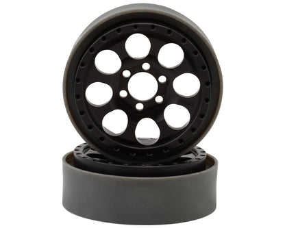 Vanquish Products 2.2" KMC KM237 Riot CNC Aluminum Crawler Beadlock Wheels