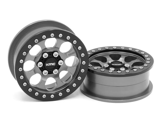 Vanquish Products 2.2" KMC KM237 Riot CNC Aluminum Crawler Beadlock Wheels