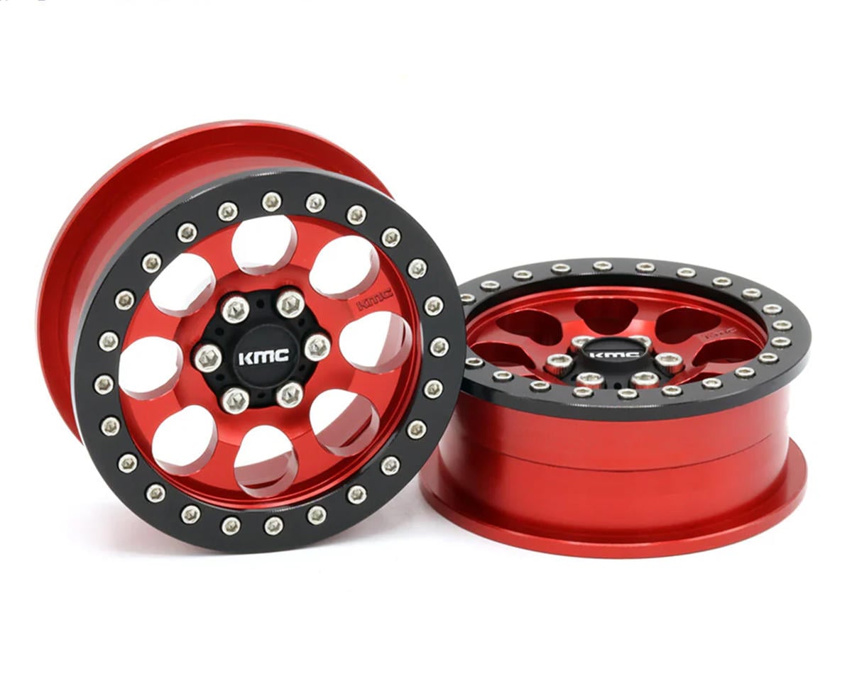 Vanquish Products 2.2" KMC KM237 Riot CNC Aluminum Crawler Beadlock Wheels