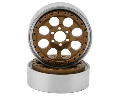 Vanquish Products 2.2" KMC KM237 Riot CNC Aluminum Crawler Beadlock Wheels