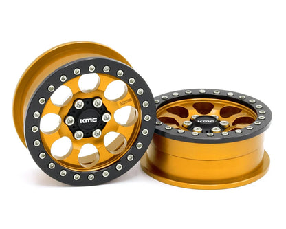 Vanquish Products 2.2" KMC KM237 Riot CNC Aluminum Crawler Beadlock Wheels