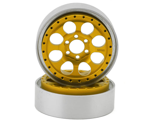 Vanquish Products 2.2" KMC KM237 Riot CNC Aluminum Crawler Beadlock Wheels