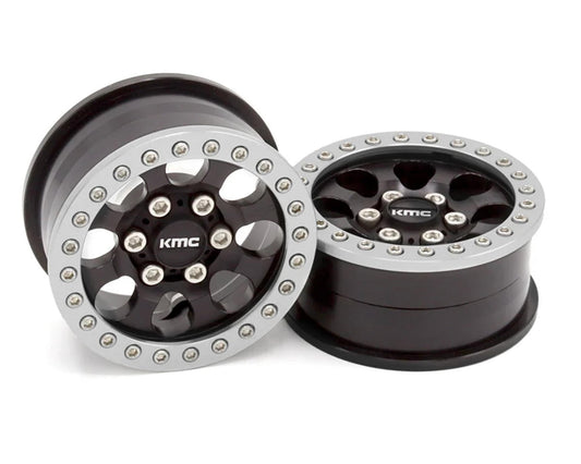 Vanquish Products 1.9" KMC KM237 Riot CNC Aluminum Crawler Beadlock Wheels