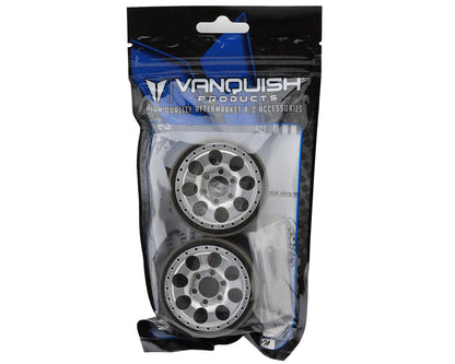 Vanquish Products 1.9" KMC KM237 Riot CNC Aluminum Crawler Beadlock Wheels