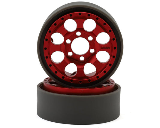 Vanquish Products 1.9" KMC KM237 Riot CNC Aluminum Crawler Beadlock Wheels