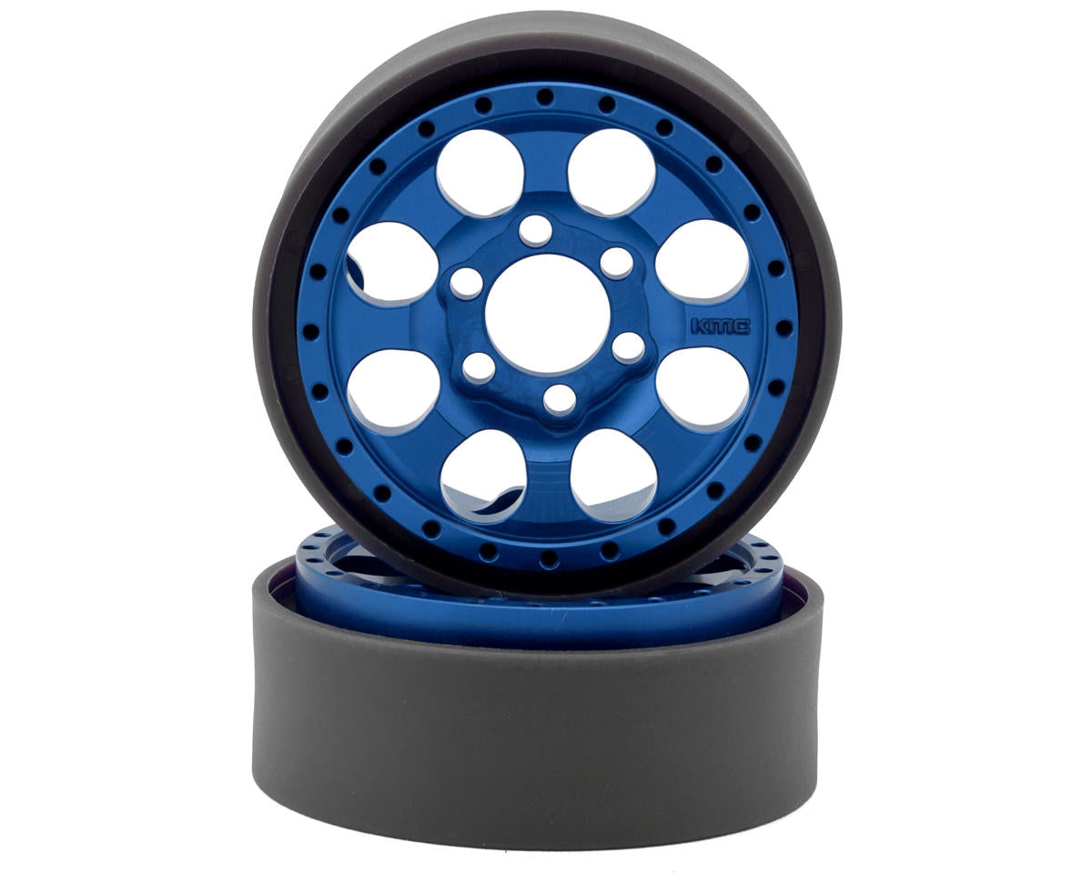 Vanquish Products 1.9" KMC KM237 Riot CNC Aluminum Crawler Beadlock Wheels