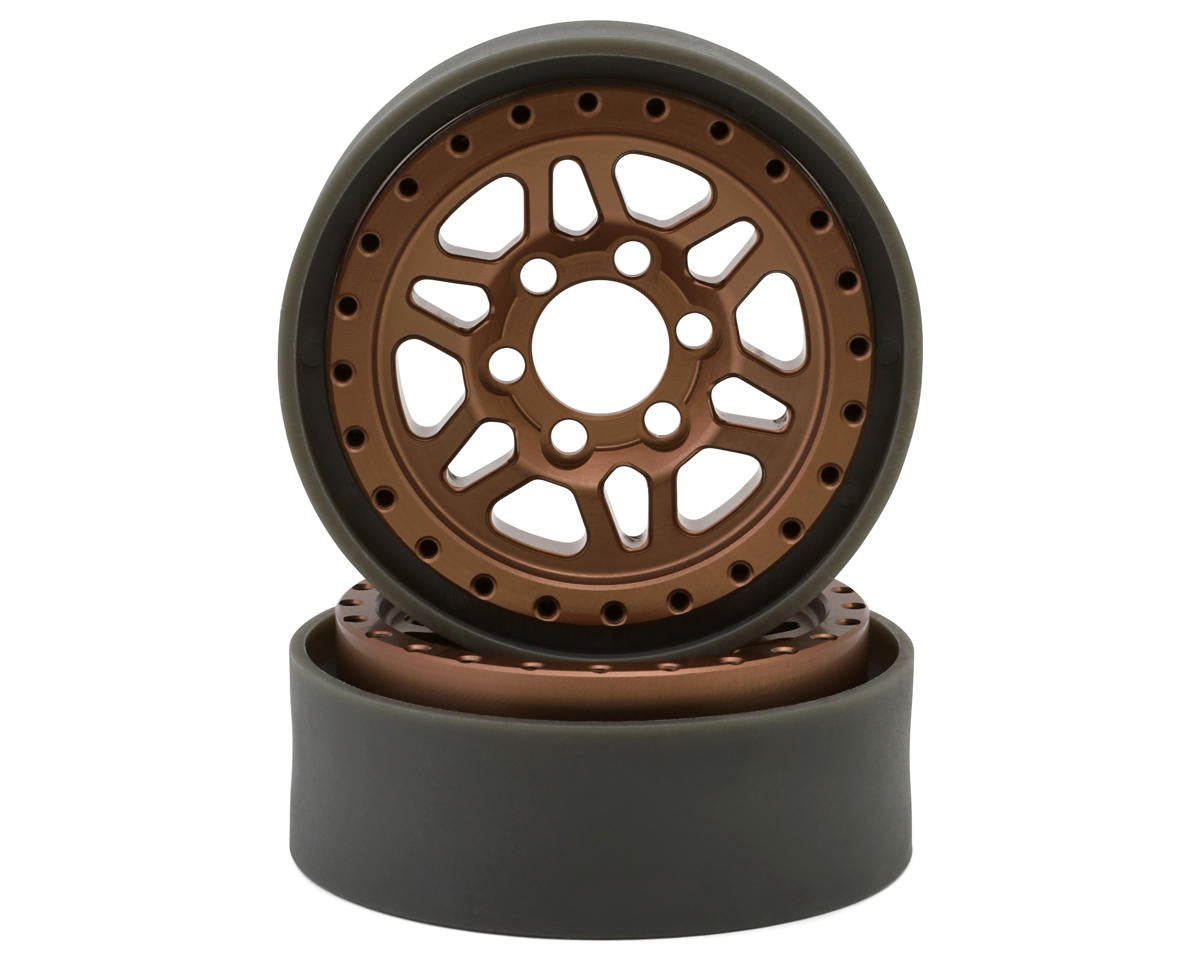 Vanquish Products 1.9" Battle Born Kilo CNC Aluminum Crawler Beadlock Wheels