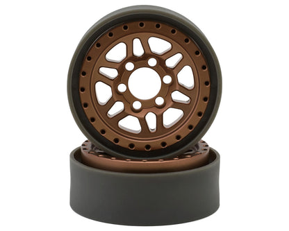 Vanquish Products 1.9" Battle Born Kilo CNC Aluminum Crawler Beadlock Wheels