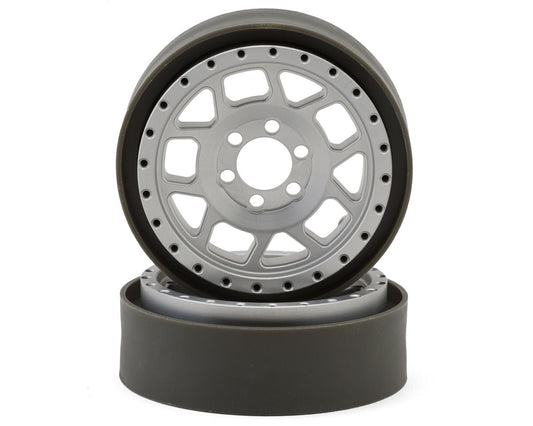 Vanquish Products 2.2" Battle Born Wheels Whiskey CNC Aluminum Crawler Beadlock