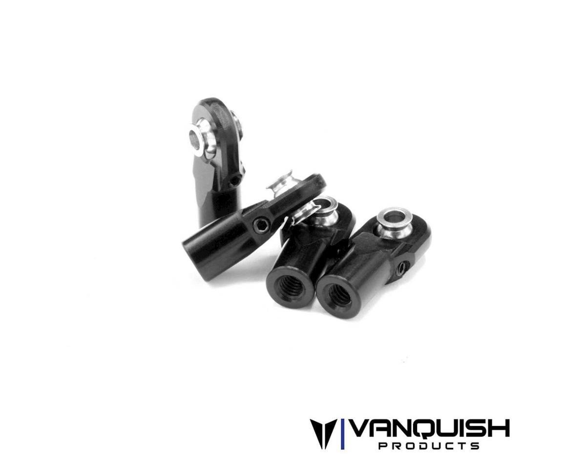 Vanquish Products M4 Machined Straight Rod Ends (Black) (4)