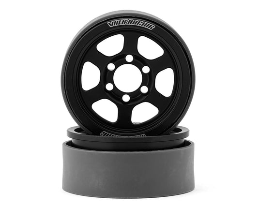 Vanquish Products 1.9" Volk Racing TE37XT CNC Aluminum Crawler Beadlock Wheels