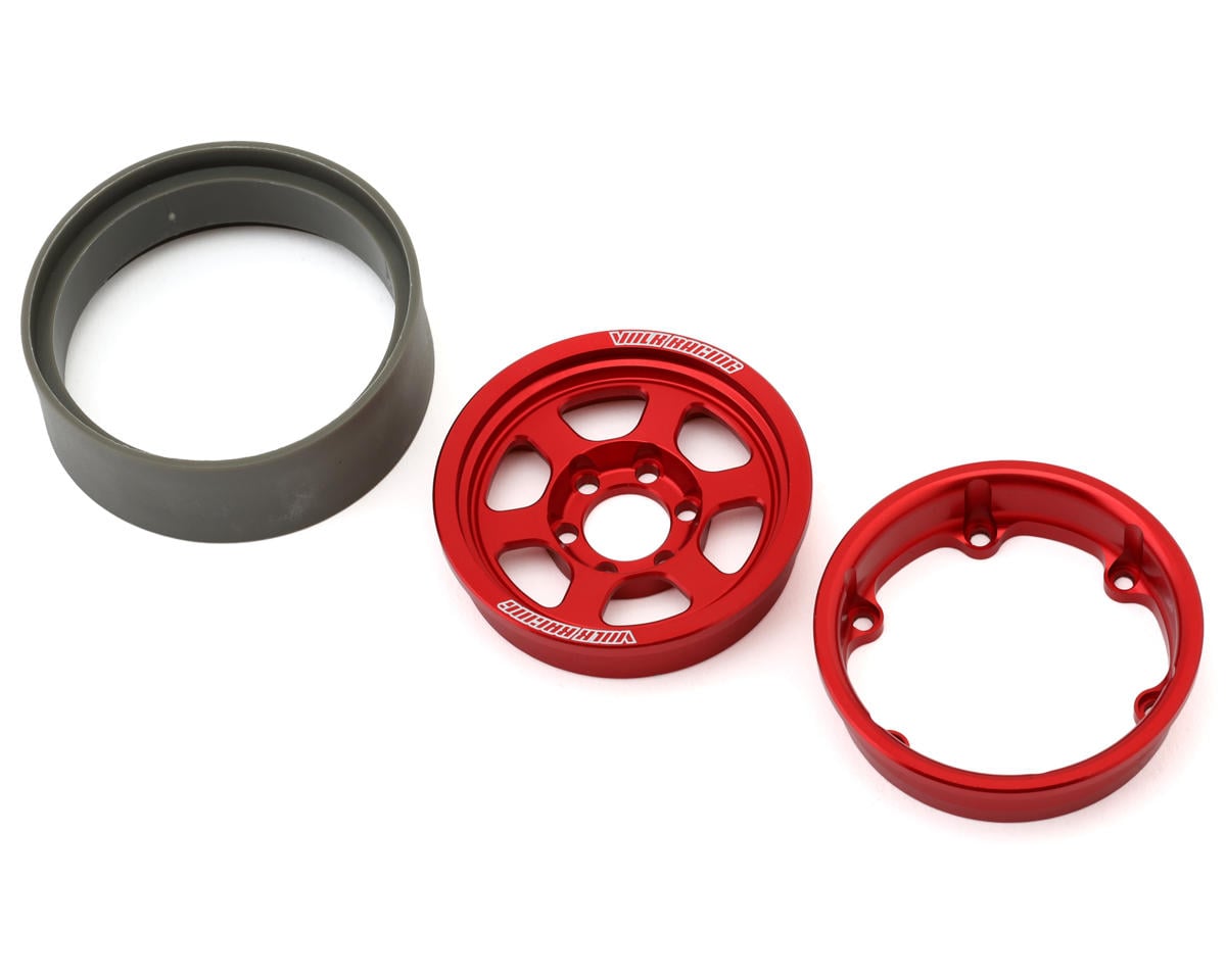 Vanquish Products 1.9" Volk Racing TE37XT CNC Aluminum Crawler Beadlock Wheels