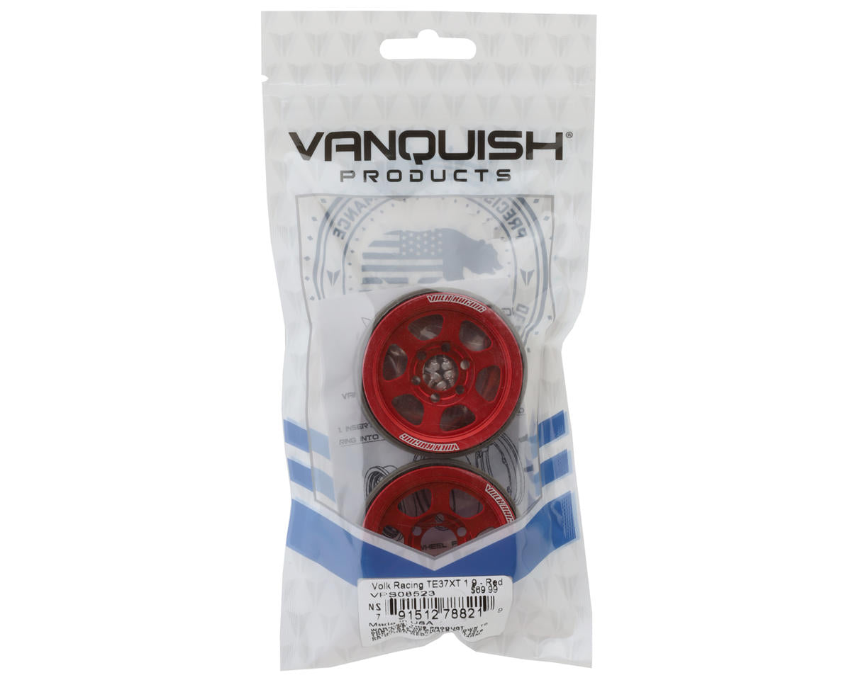Vanquish Products 1.9" Volk Racing TE37XT CNC Aluminum Crawler Beadlock Wheels