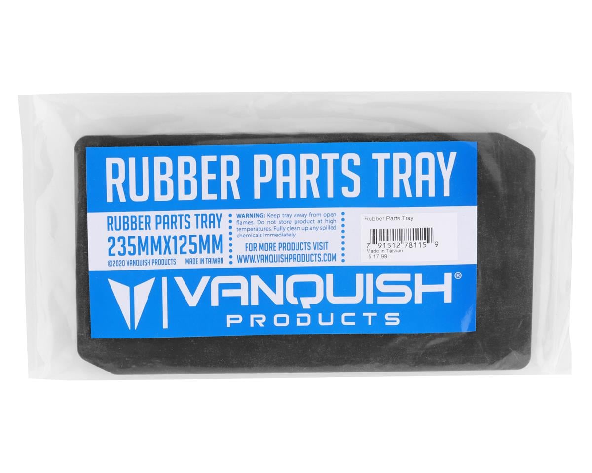 Vanquish Products Rubber Parts Tray (Black)