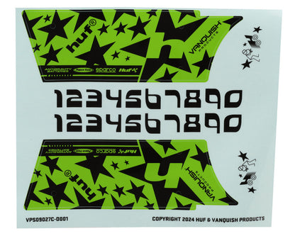 Vanquish Products H10 Optic Body Panels Set (Green/Huf Team)