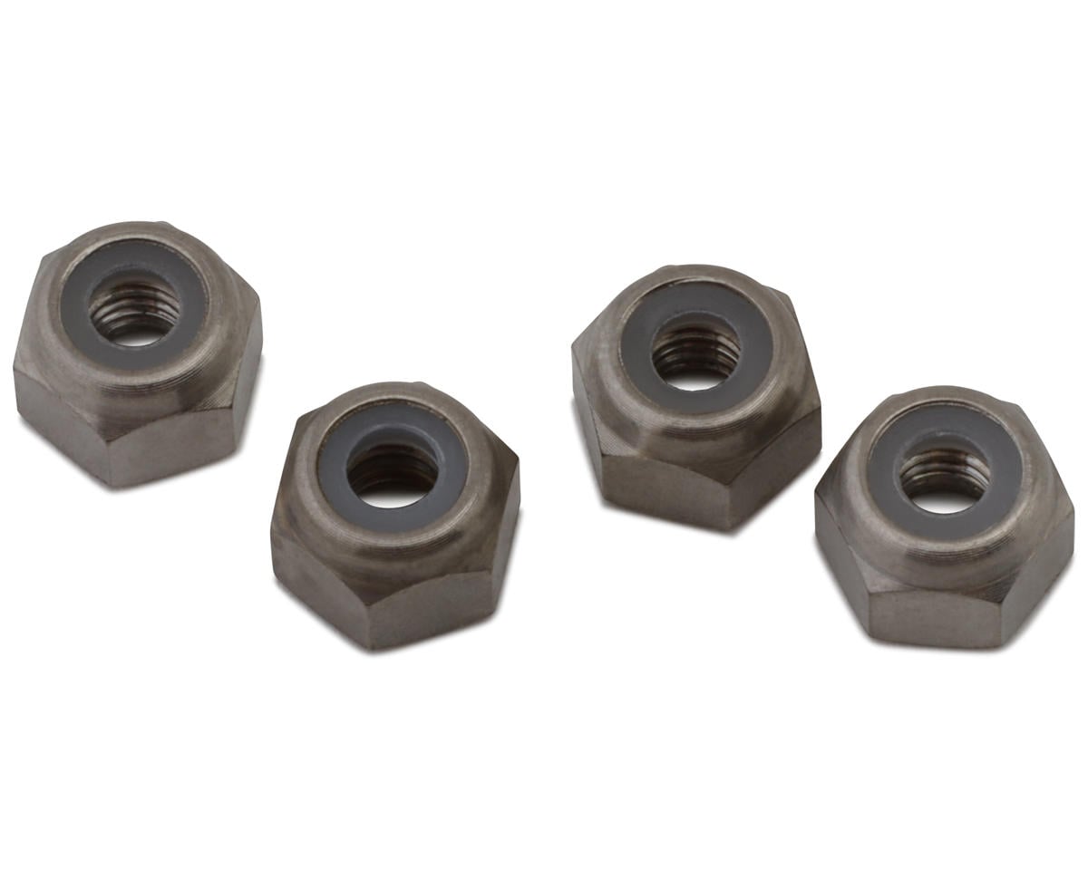 Vanquish Products Titanium 3mm Nylon lock Nuts (4)