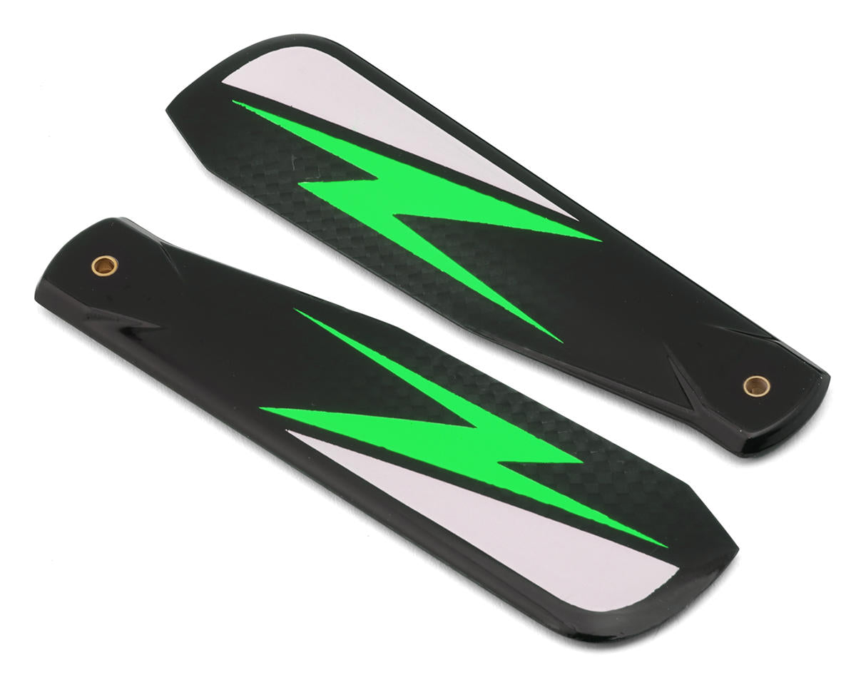 Vulcan Rotors 105mm Carbon Fiber Tail Blade Set (Green)