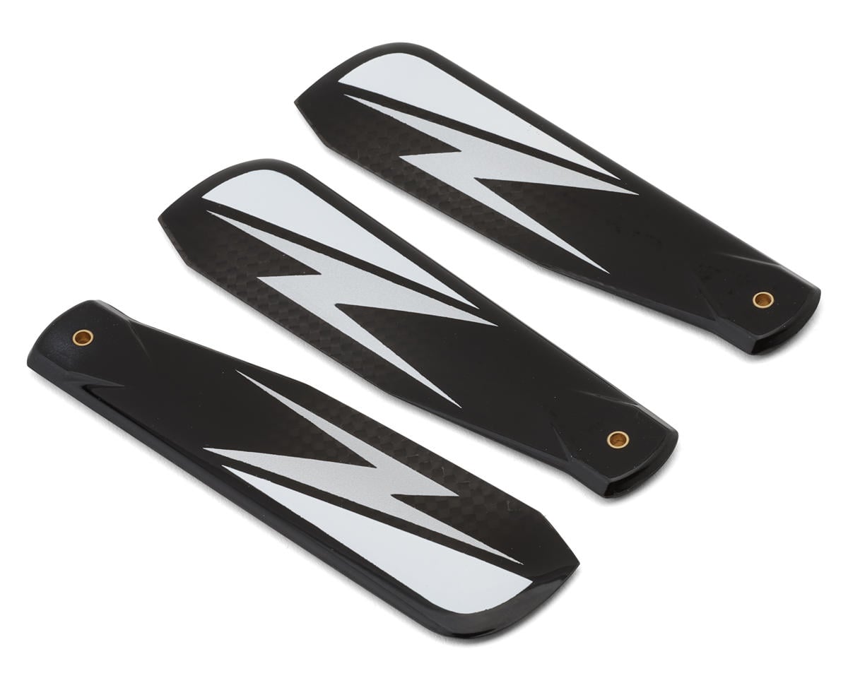 Vulcan Rotors 105mm Carbon Fiber Tail Blade (Green) (3 Blade Set)