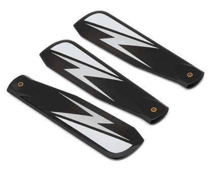 Vulcan Rotors 105mm Carbon Fiber Tail Blade (Green) (3 Blade Set)