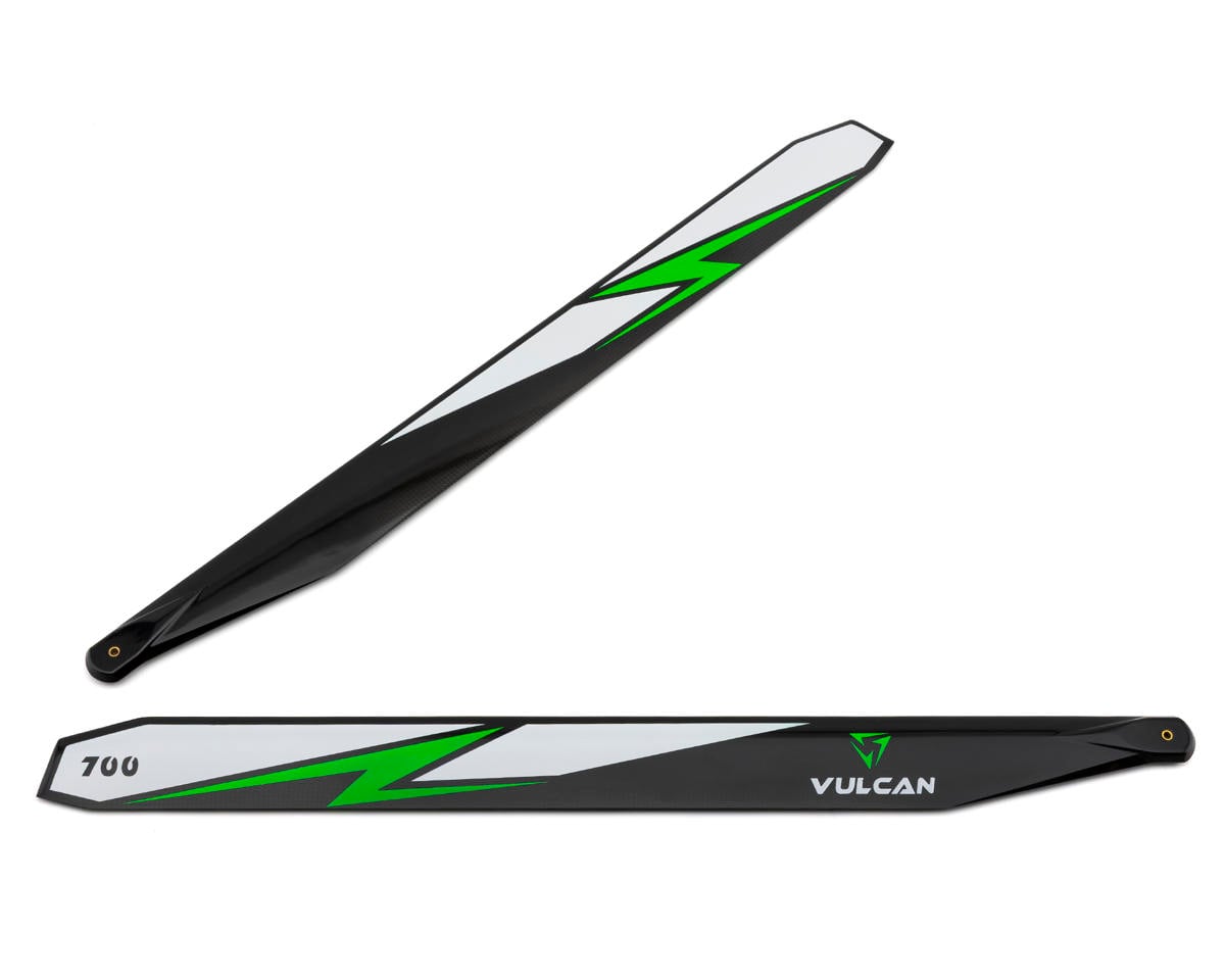 Vulcan Rotors 700mm Carbon Fiber Main Blade Combo Set (Green)