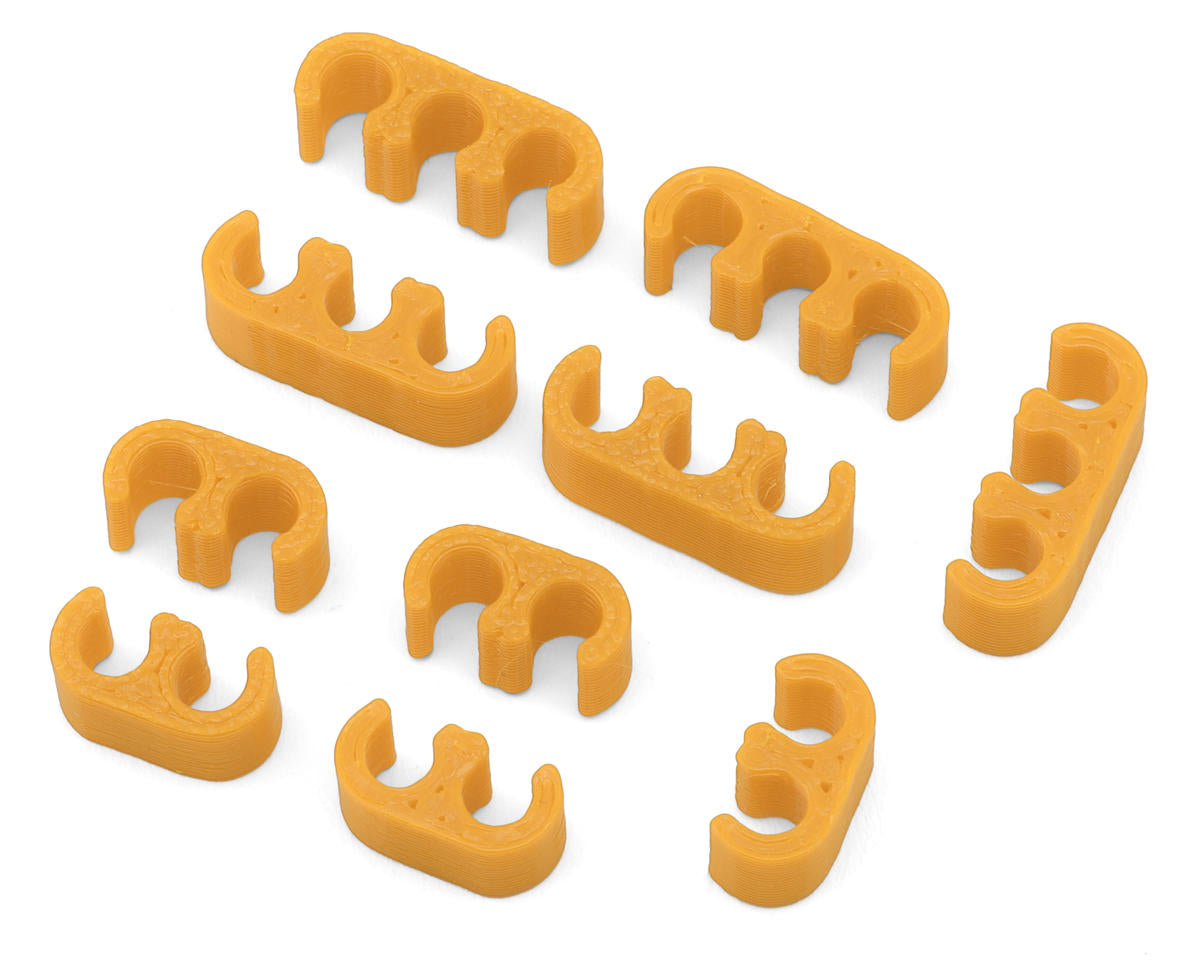 Webster Mods Wires & Cables Organizer Clips (Yellow) (13AWG)