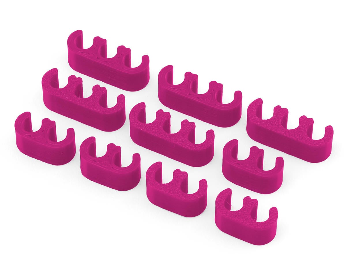 Webster Mods Wires & Cables Organizer Clips (Pink) (11AWG)
