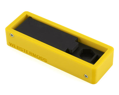 Webster Mods 1/10 & 1/8 Compact Folding Shock Stand (Yellow)