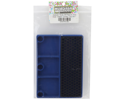 Webster Mods Differential Rebuild & Drain Tray (Blue) (178x127mm)