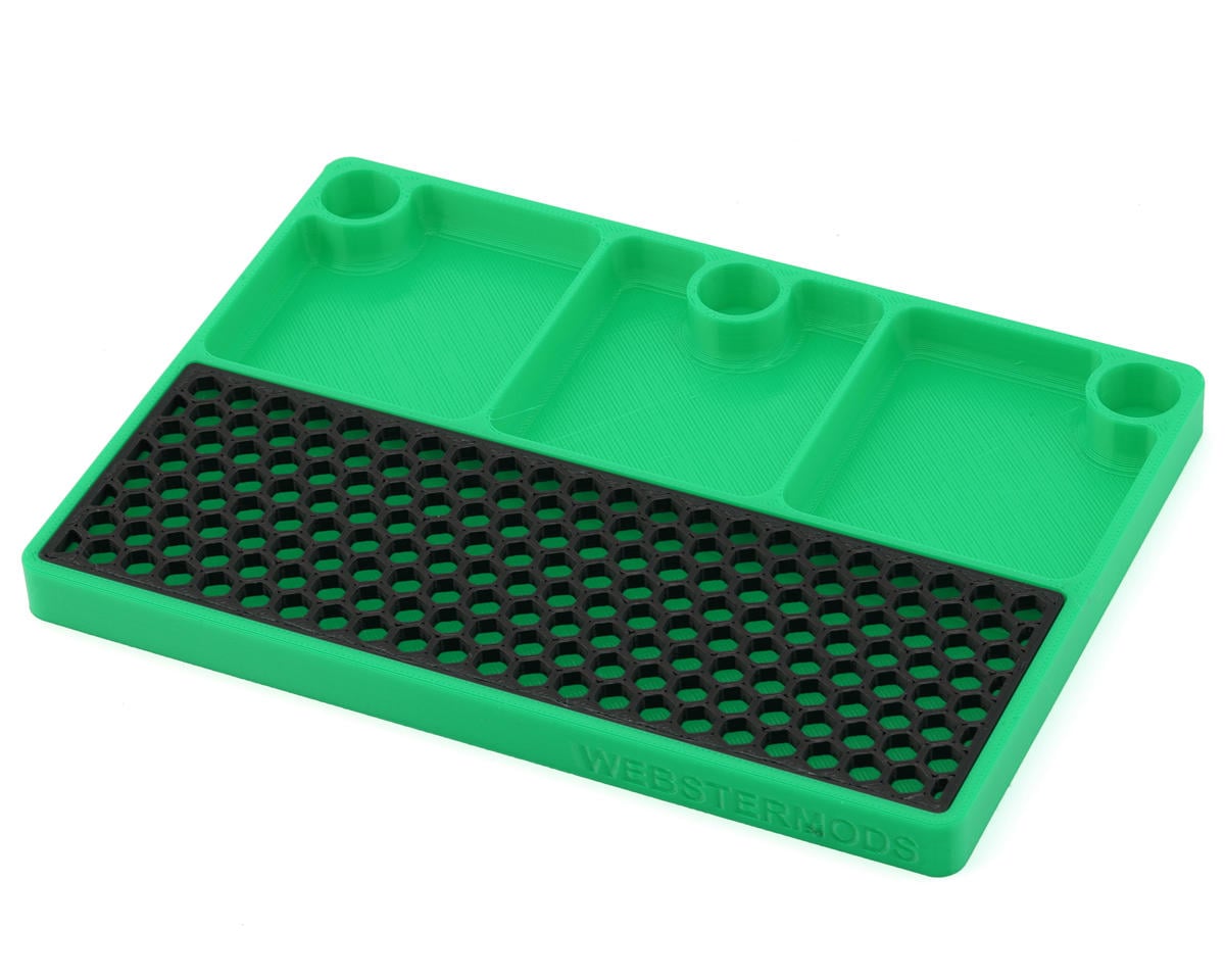 Webster Mods Differential Rebuild & Drain Tray (Green) (178x127mm)