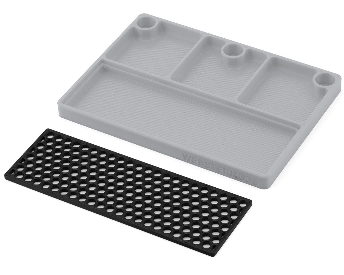 Webster Mods Differential Rebuild & Drain Tray (Grey) (178x127mm)